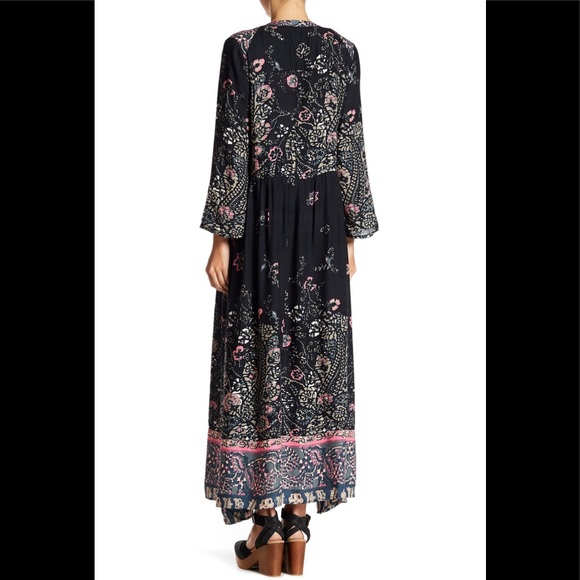 Free People *If U Only Knew* Slit Maxi Boho Dress - Picture 2 of 5